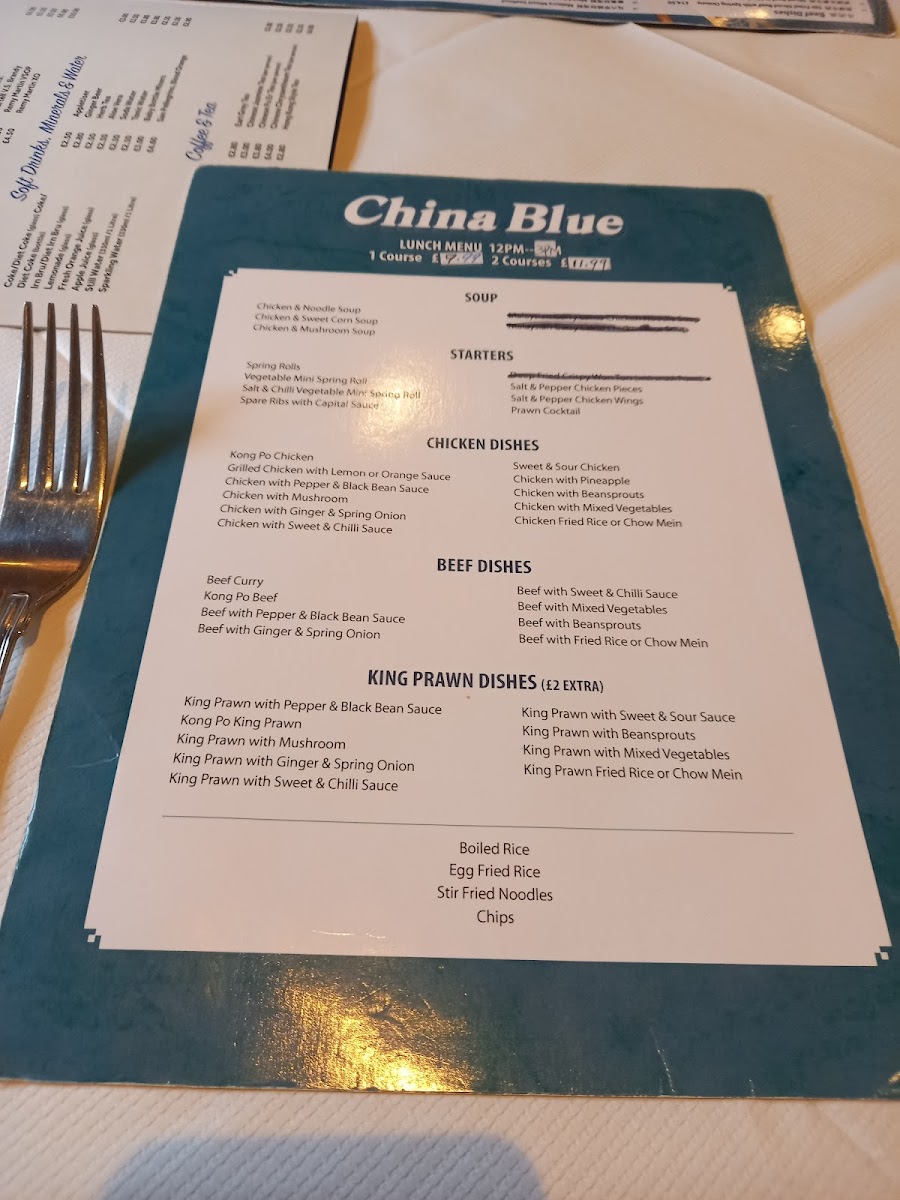Menu China Blue-7